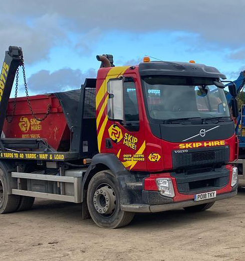 Skip Hire Truck - RJ Waste