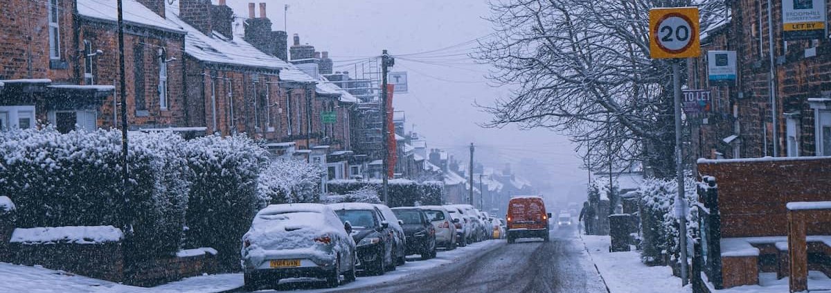winter street england